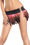 BW1000BL Turkey Exotic Feathers Skirt - Blue